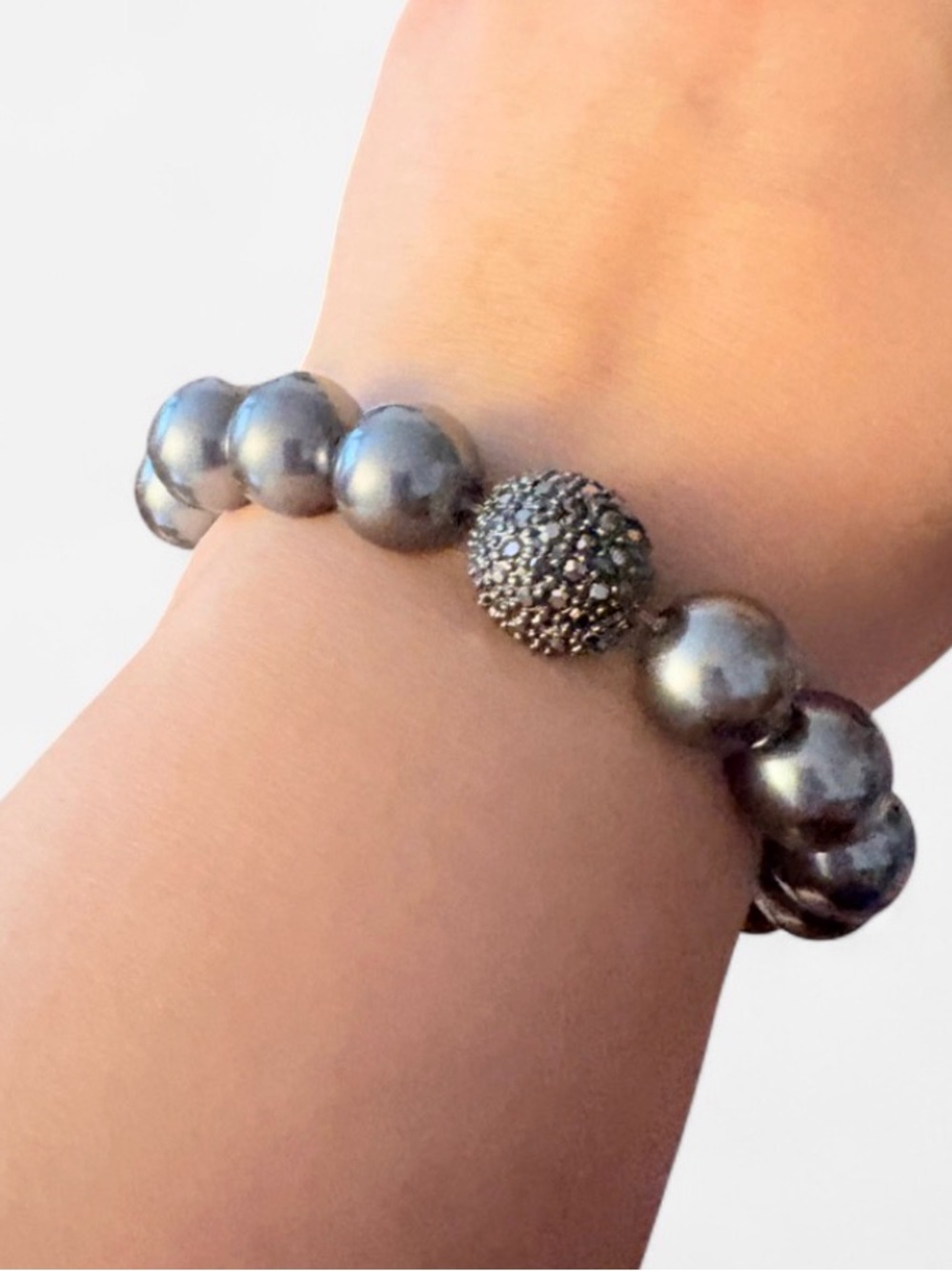 🦖 5 for &20 Elegant Silver Bead Bracelet